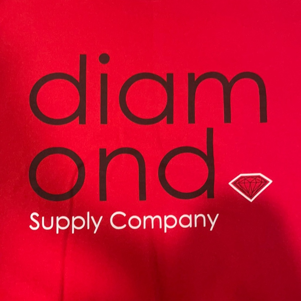 Diamond Supply Co. Red long sleeve